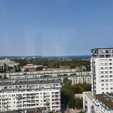 Duzy Apartament 16 Pietro Z Widokiem Na Morze I Miasto *
