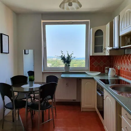 Duży Apartament 16 piętro z widokiem na morze i miasto Apartament Gdańsk