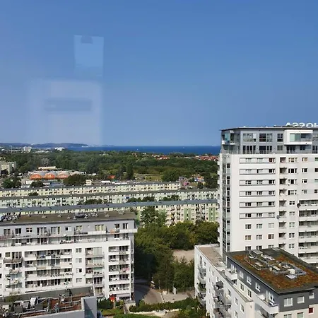 Duży Apartament 16 piętro z widokiem na morze i miasto Apartament Gdańsk